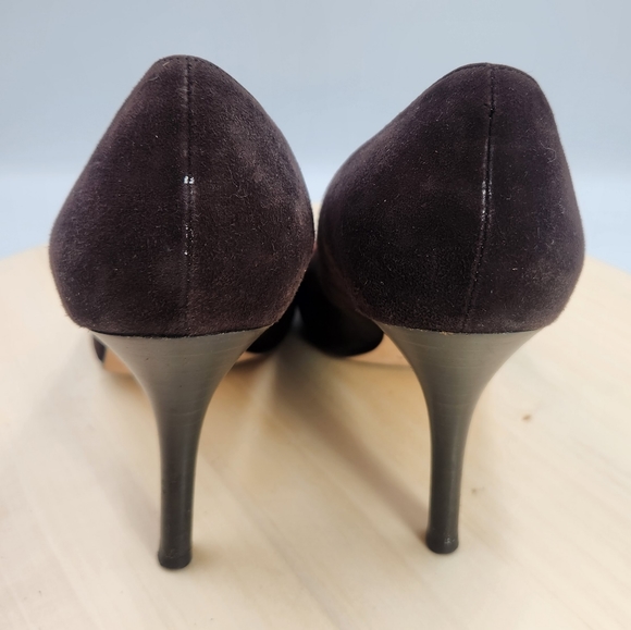 Kate Spade Womens chocolate brown "Kristen" Rounded Toe 7.5B - Picture 5 of 11